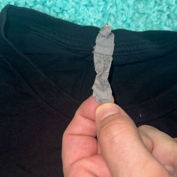 Next Level Apparel Black Tee with Colorful Graphic - Picture 4 of 6